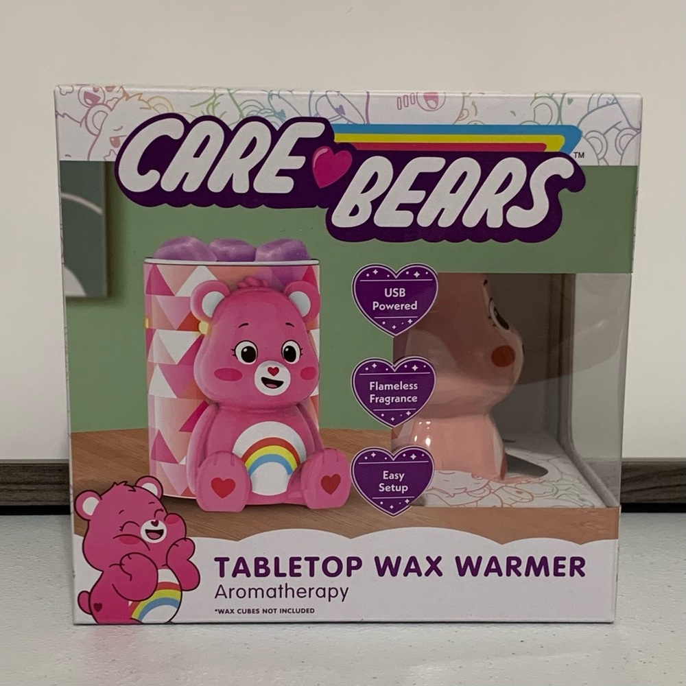 Cheer Bear Care Bear Aromatherapy Tabletop Wax Warmer-New